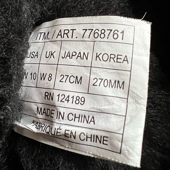 Shearling Ugg style boots, size ladies 10. - Picture 5 of 11